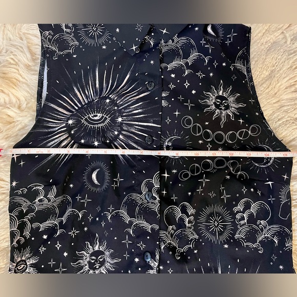 Blackmilk Celestial Eye Business Shirt - size small - Picture 6 of 7
